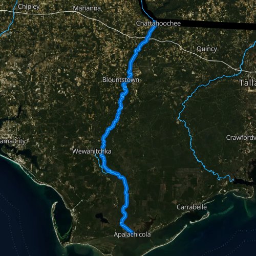 Apalachicola River Map