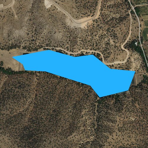 Fly fishing map for Bear Canyon Reservoir, New Mexico