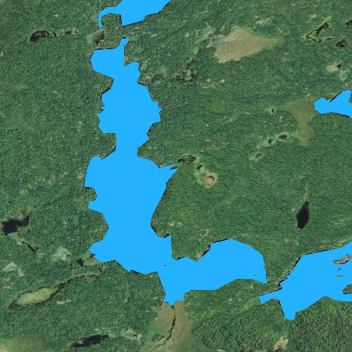 Fly fishing map for Boot Lake, Minnesota