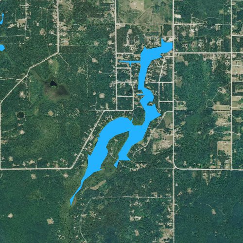 Lewis Smith Lake Crooked Creek Fishing Map