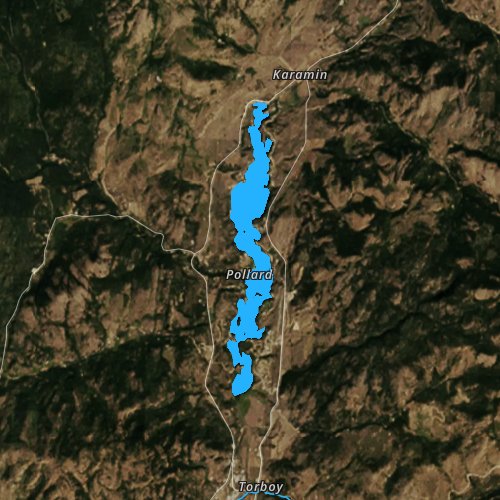 Curlew Lake Depth Map