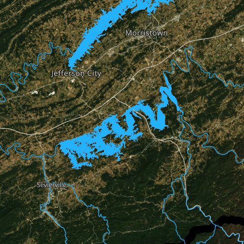Douglas Lake Fishing Map