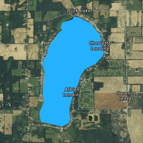 Fishing Report Map Duck Lake Michigan 