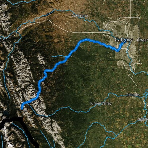 Elbow River Calgary Map Elbow River, Alberta Fishing Report