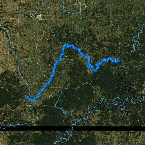 Flat Creek Missouri Map Flat Creek, Missouri Fishing Report