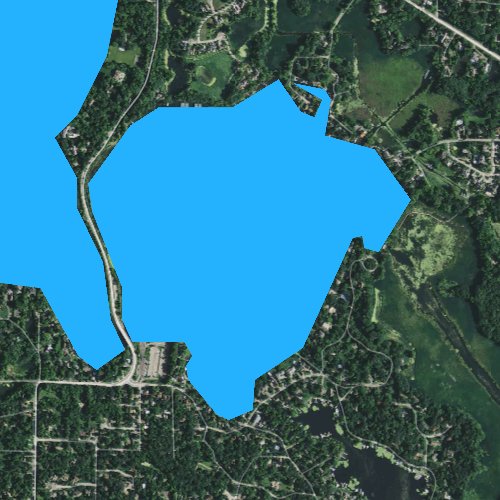 Fly fishing map for Grays Bay, Minnesota