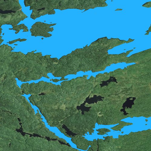 Fly fishing map for Juno Lake, Minnesota