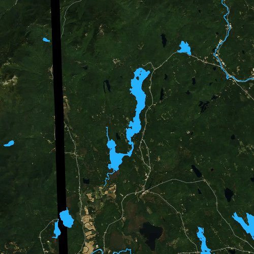 Kezar Lake Maine Map Kezar Lake, Maine Fishing Report