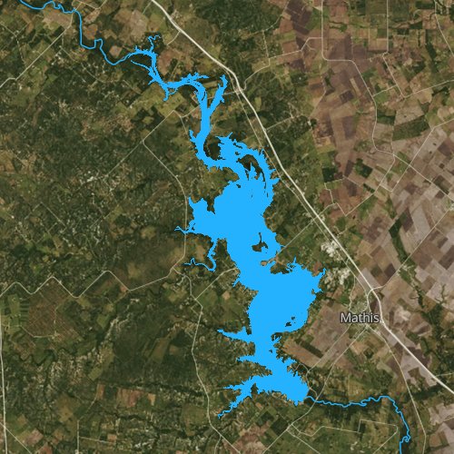 Lake Corpus Christi Fishing Map