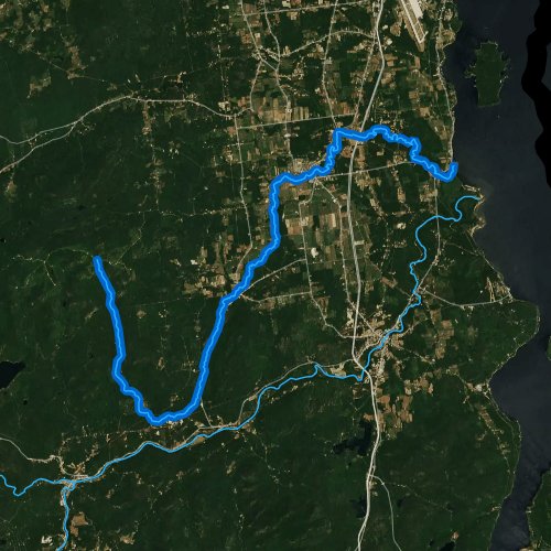 Detailed Map Of Ausable River