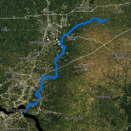 ohio river fishing maps