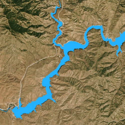 fishing-report-map-Lucky-Peak-Lake-Idaho