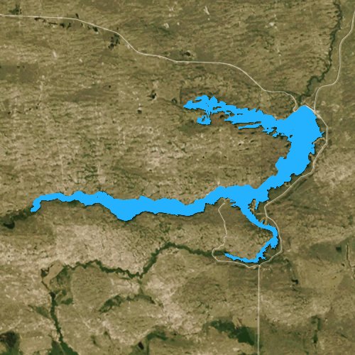 Merritt Reservoir Contour Map Merritt Reservoir, Nebraska Fishing Report