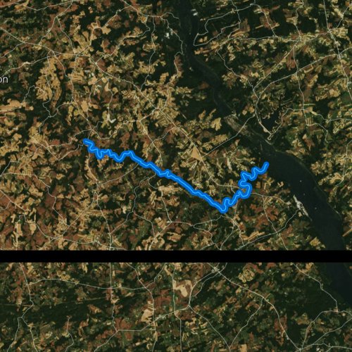 Fly fishing map for Muddy Creek, Pennsylvania