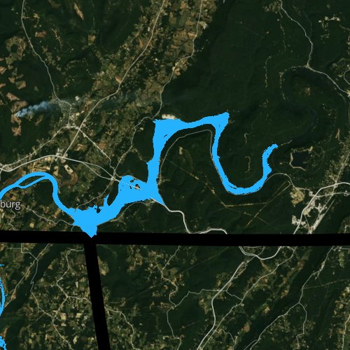 Nickajack Lake Fishing Map