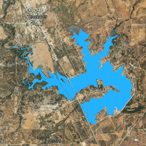 Oak Creek Fishing Map Oak Creek Reservoir, Texas Fishing Report