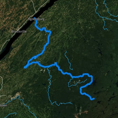 Oswegatchie River Map