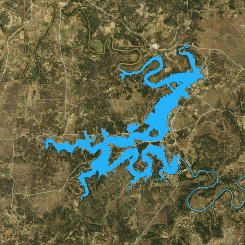 Possum Kingdom Fishing Map Possum Kingdom Lake, Texas Fishing Report