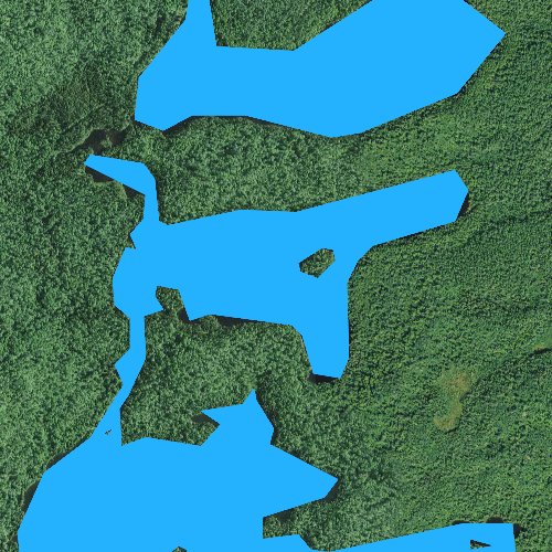 Fly fishing map for South Cone Lake, Minnesota