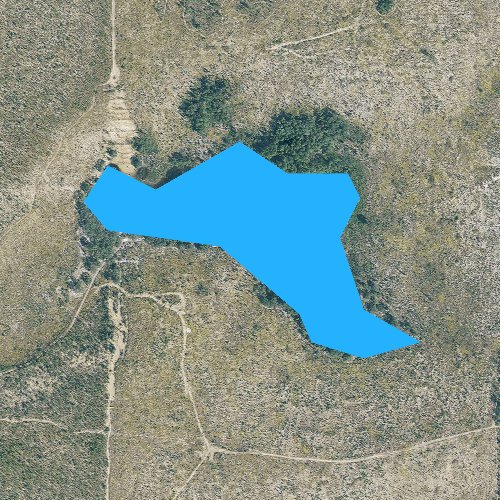 Fly fishing map for Sparkleberry Lake, Florida