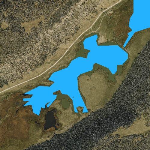 Fly fishing map for Troutvale Reservoir Number 2, Colorado