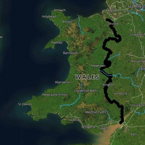 Fly fishing report and map for Wales.